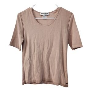 Sonia Rykiel Paris Top Size 40 / US8  Short Sleeve Cotton Italy Made Shell